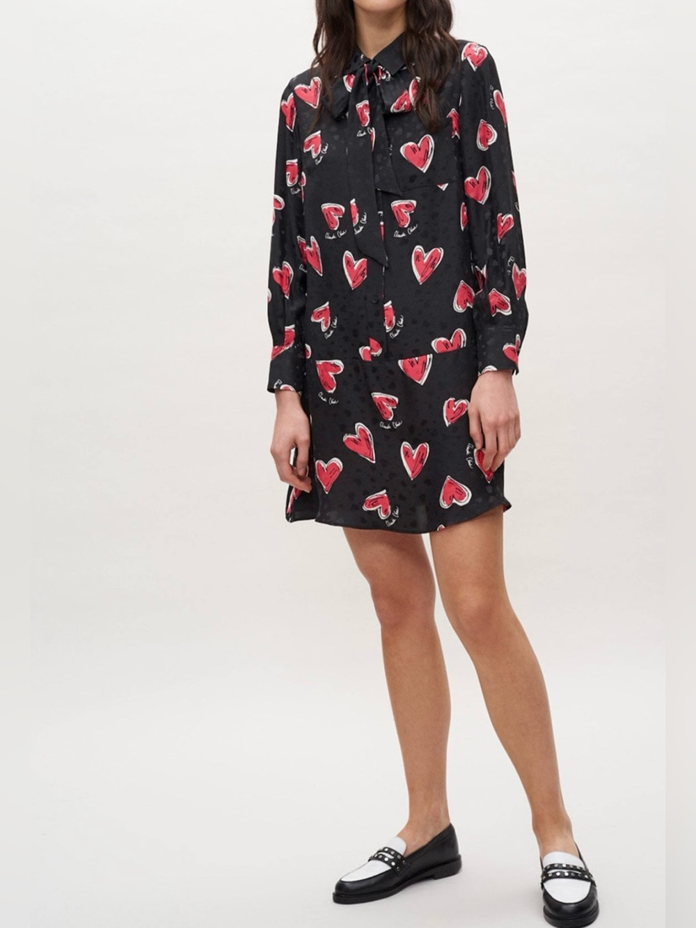 "Wear your heart on your sleeve, with this stunning Claudie Pierlot piece!"